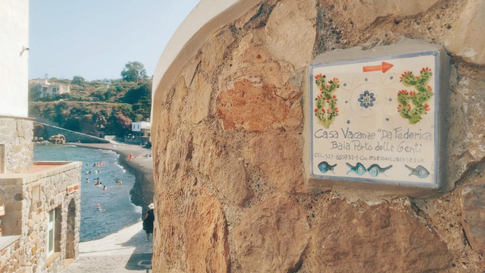 Da Federica Casa Vacanze Baia Porto Delle Genti Lipari  Exteriér fotografie
